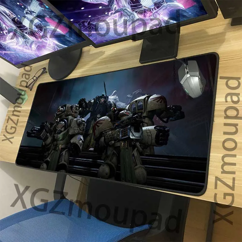 XGZ большой коврик для мыши черный замок технология Future робот ПК ноутбук