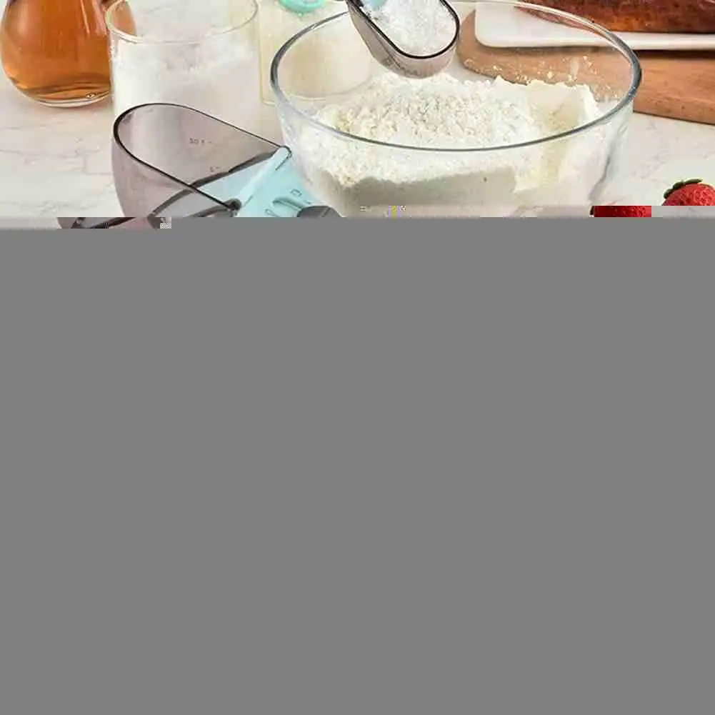 

Adjustable Measuring Spoons With Scale Plastic Measuring Tools For Baking Cups Accessories Kitchen Scoops Measuring Y3A9