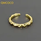 Женское открытое регулируемое кольцо, необычное вогнуто-выпуклое кольцо, модные аксессуары для вечеринок