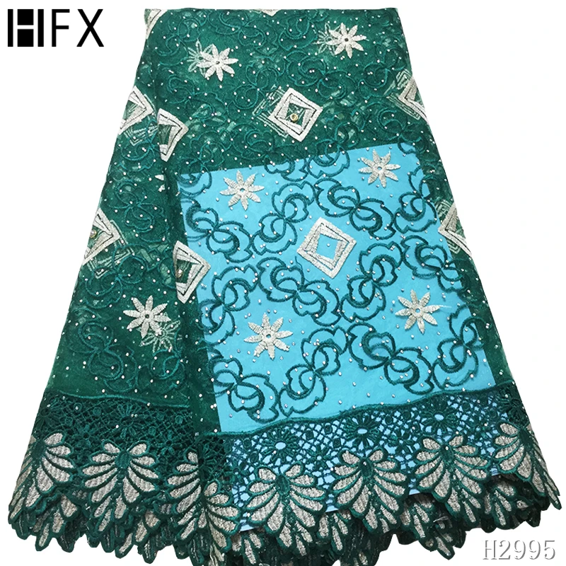 Высококачественная белая хлопковая кружевная ткань французский сетчатый