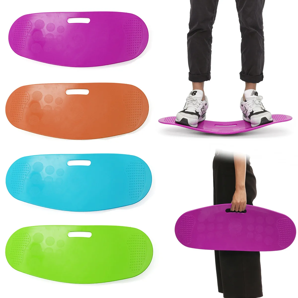 

New Arrival Twisting Fitness Balance Board Simple Core Workout for Abdominal Muscles and Legs Balance Fitness Yoga Board