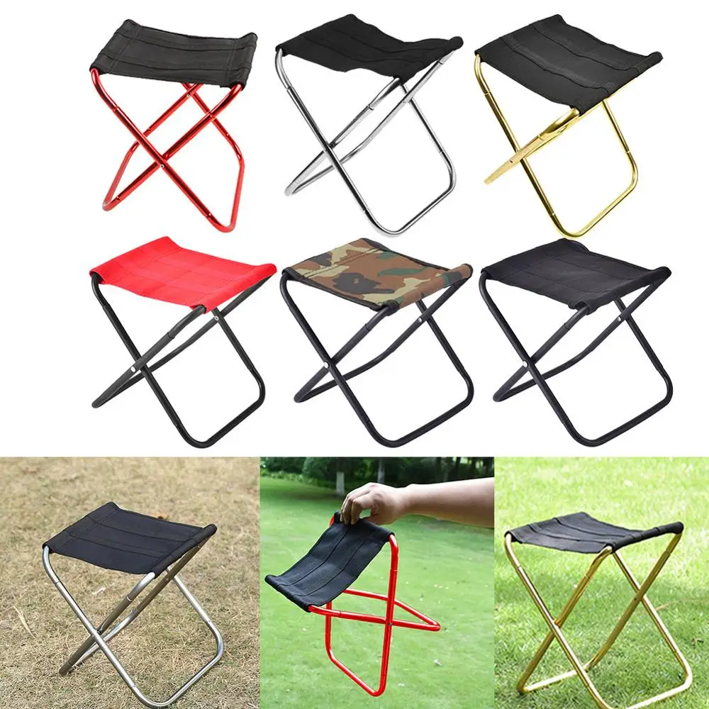 Легкий складной пляжный стул уличный портативный для кемпинга походов рыбалки