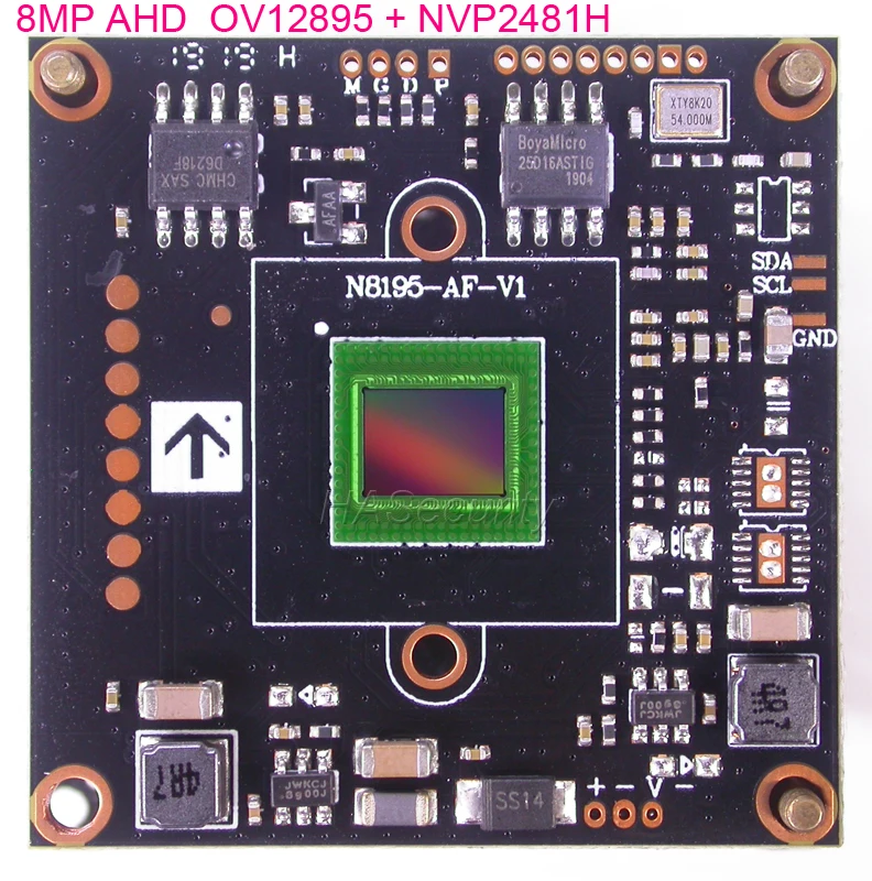 AHD 8.0MP@ 15FPS 3840x2160 1/2. " OmniVision OV12895 CMOS датчик изображения+ NVP2481 камера с модулем печатной платы(дополнительные части