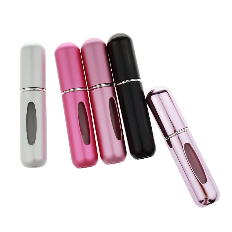 2pcRefillable 5ml Refillable Mini Perfume Spray Bottle Aluminum Atomizer Portable Travel Cosmetic Container | Красота и здоровье