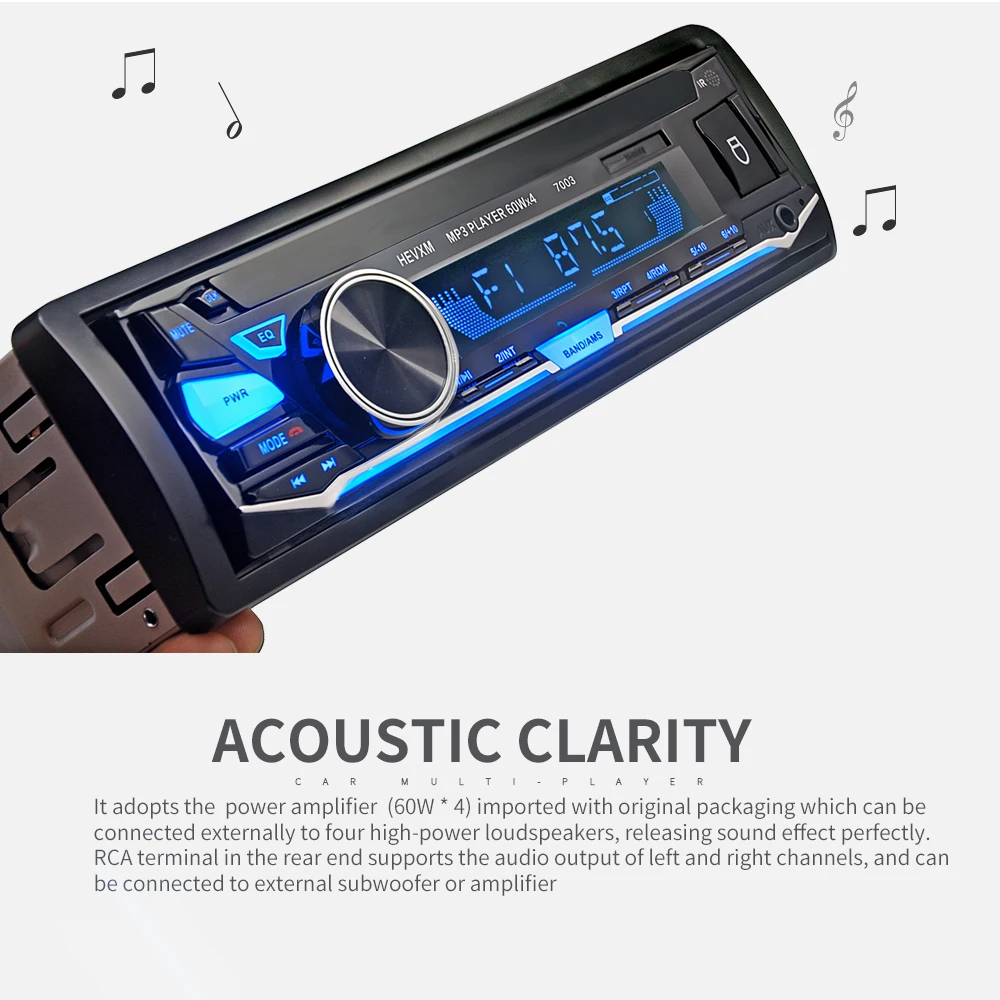 Автомобиль Радио стерео проигрыватель Bluetooth телефона AUX-IN MP3 FM/USB/1 Din/пульт дистанционного управления 12 В Прокат Авто Аудио распродажа Новинка