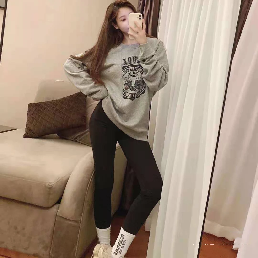 

2021 New Women Leggings Pants Y2k Fashion Trousers Women Fitness Sports High Waist Harajuku Black Streetwear Lounge Wear Pants