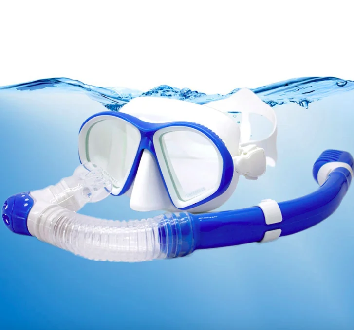 

Small face diving goggles, female snorkeling Sambo, diving equipment, all dry type, silicone diving goggles for children
