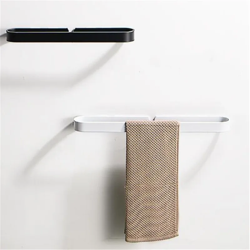 Полотенца стеллаж для выставки товаров Ванная комната s вешалка черный белый