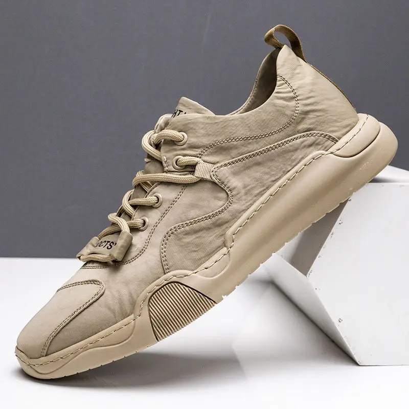 

2021 shoes men summer New men's ice silk breathable cloth shoes flat bottom outdoor sports casual shoes