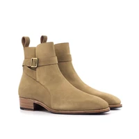 chelsea winter camel mens boots shoes work fashion designer cow suede shoes men add velvet non slip simplicity