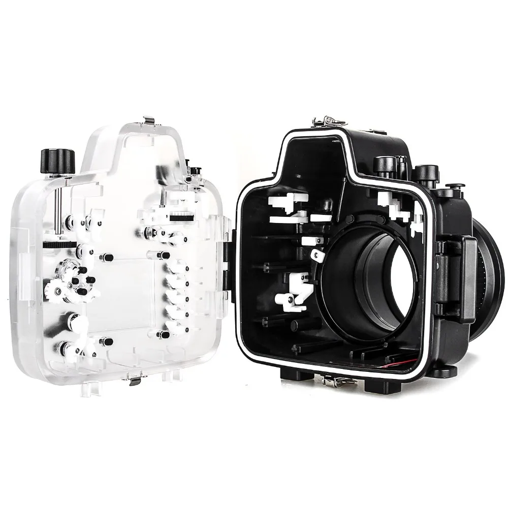 

Meikon Waterproof Underwater Camera Housing Case Diving Equipment 60m/195ft for Nikon D500 Camera Cover Bag