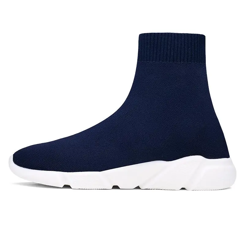 Кроссовки носки с высоким берцем без застежки цвет в ассортименте A 524|Беговая