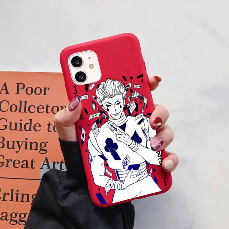 

Hisoka Anime Hunter X hunter Phone Case for iPhone 11 12 13 mini pro XS MAX 8 7 6 6S Plus X 5S SE 2020 XR case