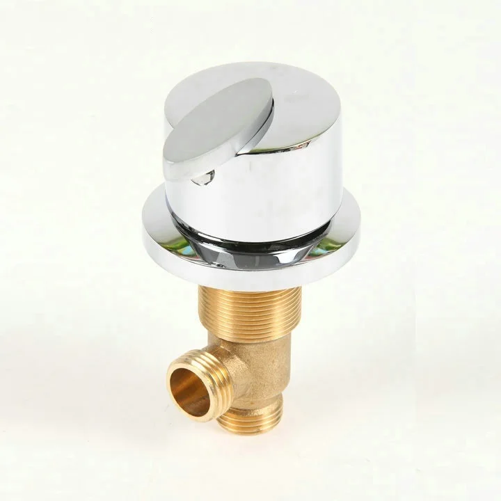 cold water valve MTTUZK холодной и горячей воды Твердый латунный смесительный клапан кран Смеситель кран для ванны для Ванной Джакузи кран 5 шт наборы - Цвет: cold water valve