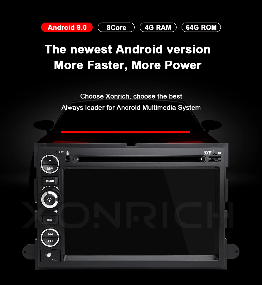 DSP 8 core 2 Din Android 9 dvd-плеер автомобиля для Ford F150 F350 F450 F550 F250 Fusion Expedition Mustang Explorer Edge экран радио