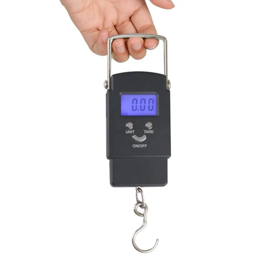 

Портативные электронные весы 40-50 кг, электронные портативные мини-весы для багажа, для путешествий, рыбалки