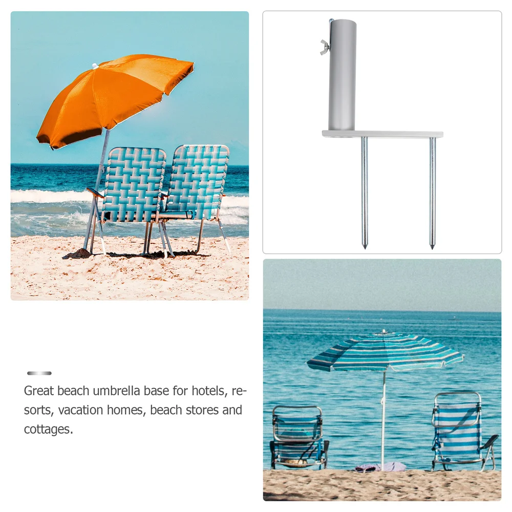 

1Pc Outdoor Umbrella Base Beach Umbrella Sand Anchor Umbrella Fixing Holder