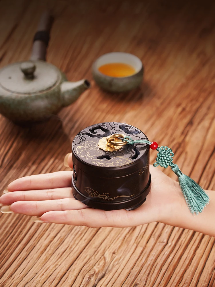 

Курильница в античном стиле, ручка из чистой искусственной латуни для гостиной, спальни, украшение для дома