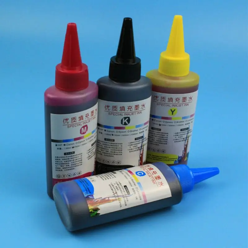 

100ML Refill Ink Kit Universal Dye Printer Supplies Desktop Printing Paper Replacement for canon PG-245 CL-246 PIXMA MG2420 W3JB
