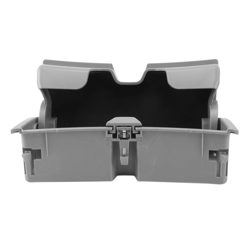 Kopen Auto Zonnebril Case Houder Bril Box Kooi Clip Organizer Plastic Opbergdoos Voor Bmw X5 X6 F15 F16 2014-2017 Grijs