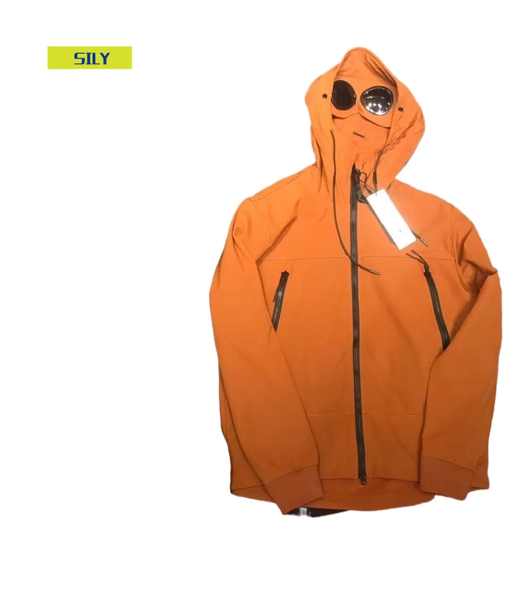 

Autumn New Simple Casual Everyday Joker Couple Hooded Glasses Zipper Casual Jacket Coat