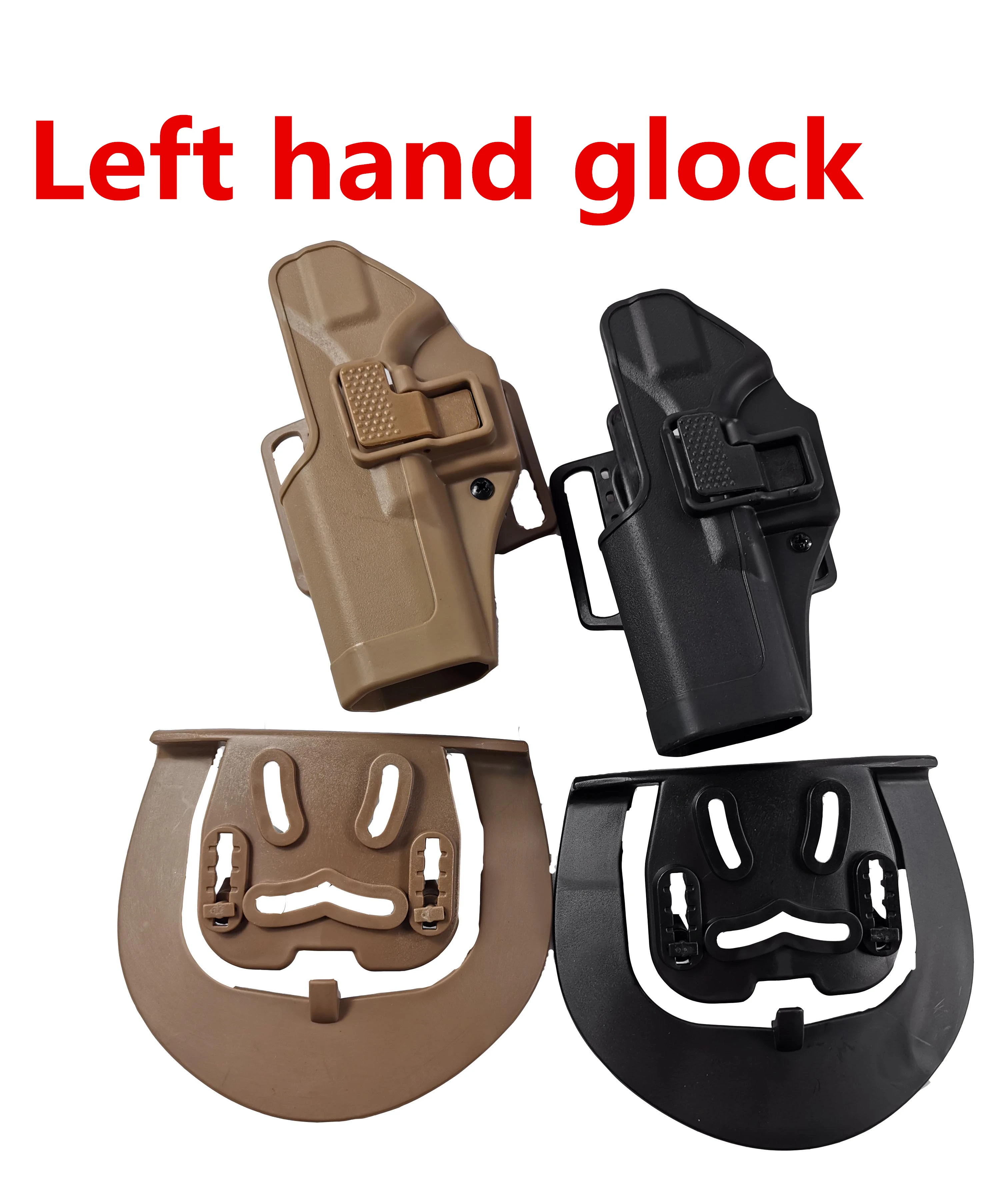 

Тактическая кобура Glock для правой и левой руки для Glock 17 19 22 23 31 32, ремень для пистолета, кобура для пистолета, аксессуары для страйкбола и охот...