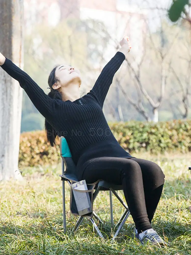 Стул складной для улицы скамейка рисования скетчей спинка рыбалки маленький