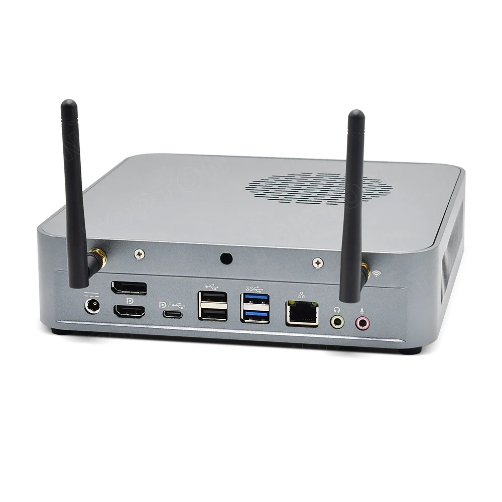 Мини-ПК TOPTON Ryzen 7 4800H 8 ядер M.2 NVMe игровой компьютер с Windows 10 Radeon Graphics AX WiFi6 4K HDMI DP Type-C |