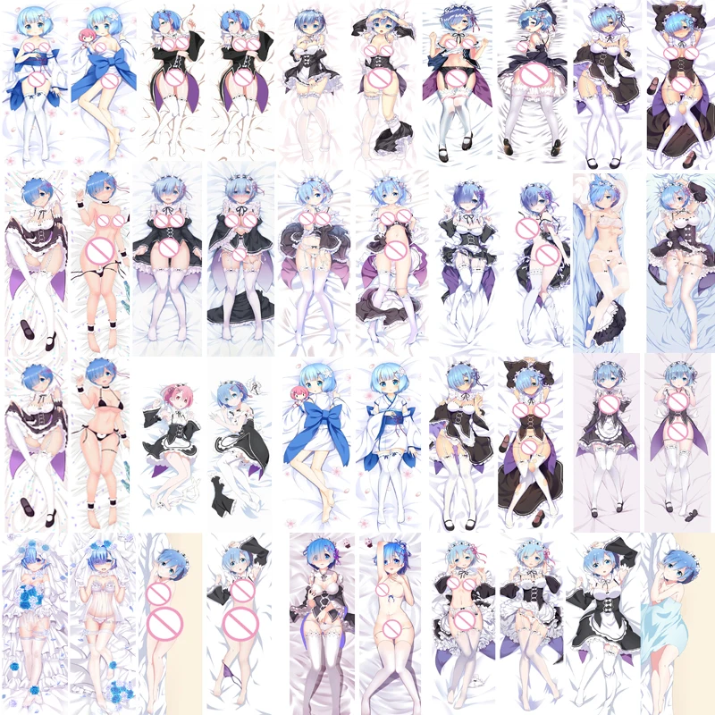 

Coscase Re:Zero Start Life in other World декоративные наволочки с рисунком из японского аниме Rem Dakimakura, обнимающая наволочка