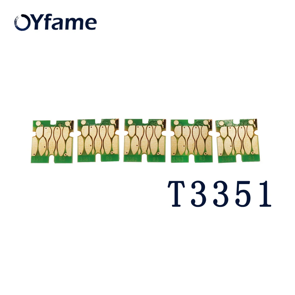 OYfame T3351 чип дуги для T33 T33xl картриджа Epson xp 900 830 645 635 630 540 принтер|Чип картриджа| |