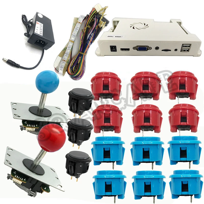 VGA и HDMI выход Pandora 1660 в 1 jamma Game PCB DIY аркадный комплект для джойстика с нулевой