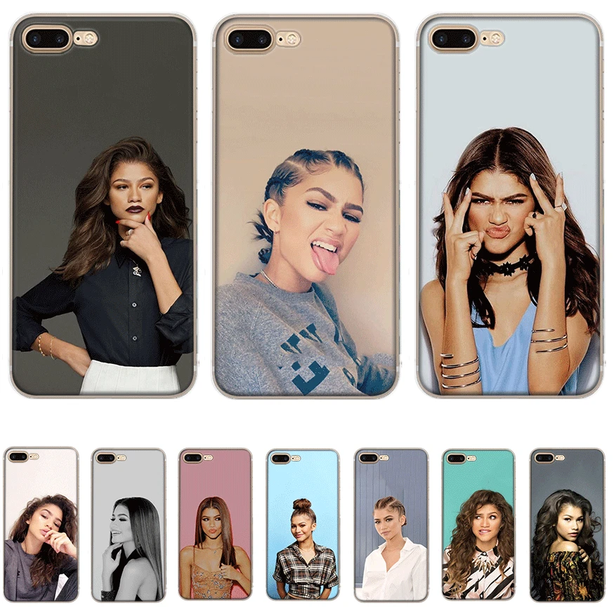 Чехол для мобильного телефона tpu для iPhone 11 Pro X XS Max iPhone XR 6 6S 7 8 Plus 5 5S SE чехол Zendaya Coleman