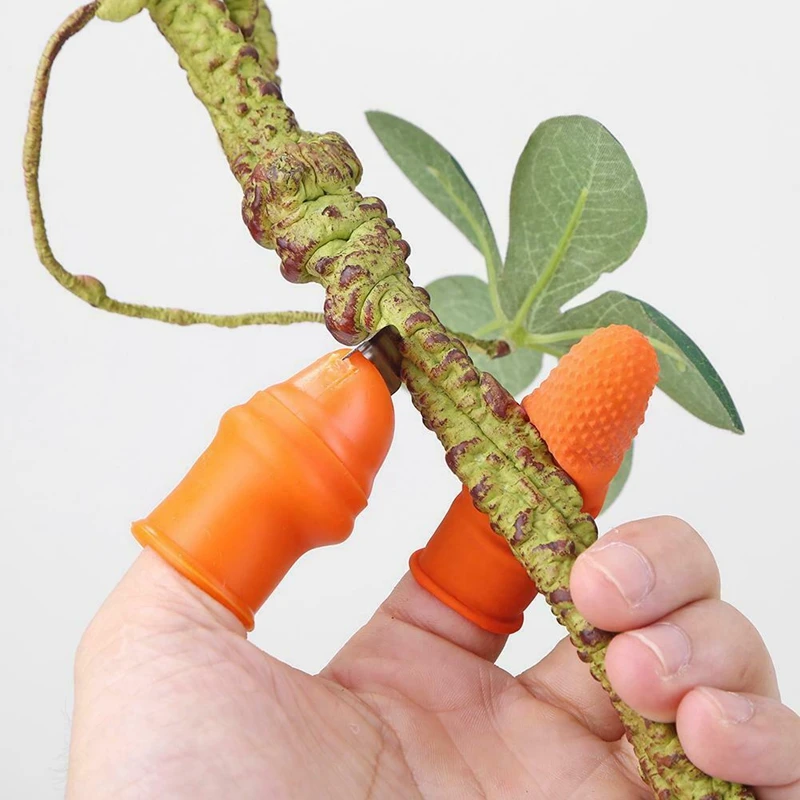 Садовый силиконовый нож для большого пальца с пальцевыми котелками фруктов Vege-S |