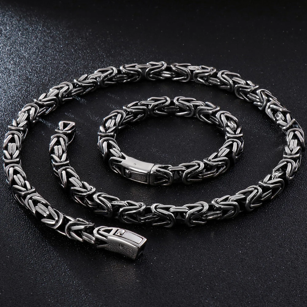 Мужской плетеный браслет из нержавеющей стали 10 мм|Цепочки и браслеты| |