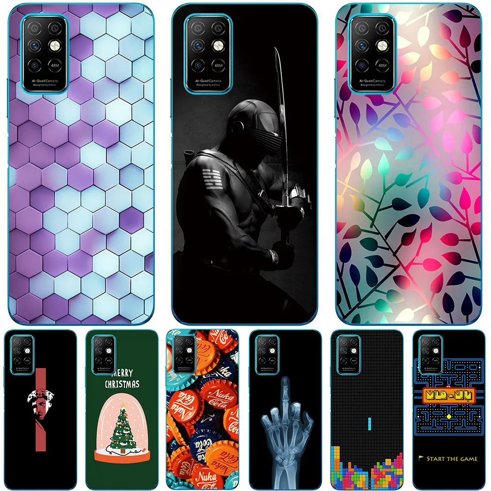 

For Infinix Note 6 7 7 Lite 8 8i X610B X692 X683 Cases Silicone Soft TPU Back Cover Protective Cute Fundas Luxury Coque Bags