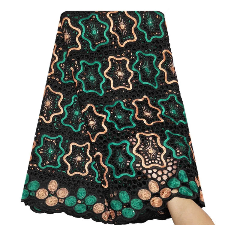 Чистый хлопок кружевная ткань для домашнего интерьера женское платье швейный