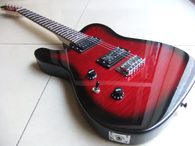 Оптовая продажа гитара новая модель для левой руки Tel электрическая высшего