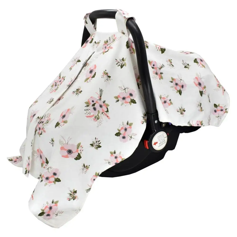 

Baby Infant Car Seat Canopy Nursing Scarf Carseat Cover Kid Boy Girl Shower Gift