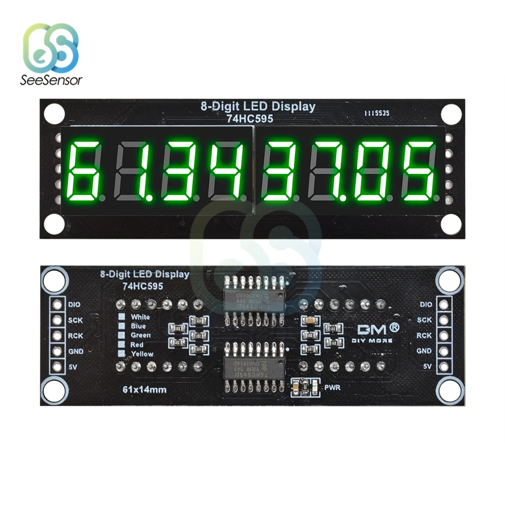Модуль управления для микроконтроллера Arduino 74HC595 5 В 0 36 дюйма 8-значный