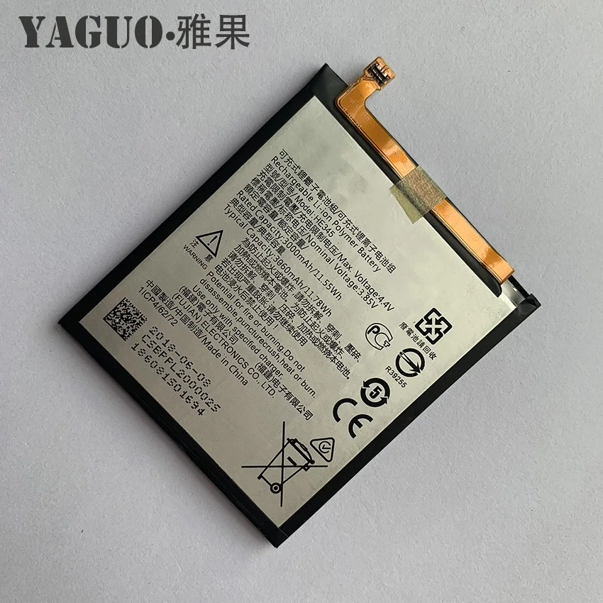 

100% New Original HE344 HE345 HE353 3060mAh Battery HE 345 For Nokia 6 2nd Gen 2018 For Nokia 6.1 Batteries Bateria