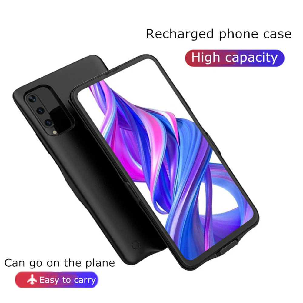 6800 мАч зарядное устройство чехол для huawei Honor 9X Pro power Bank крышка батареи для huawei Honor 9X внешние Чехлы для батарей