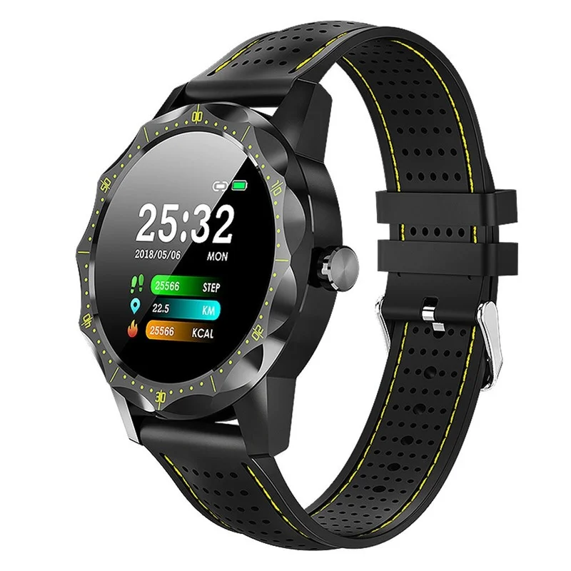 

[SpO2 Monitor] IP68 Waterproof Heart Rate Blood Pressure Monitor Alarm Clock Smart Watch