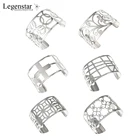 Браслеты-манжеты женские из нержавеющей стали, 40 мм