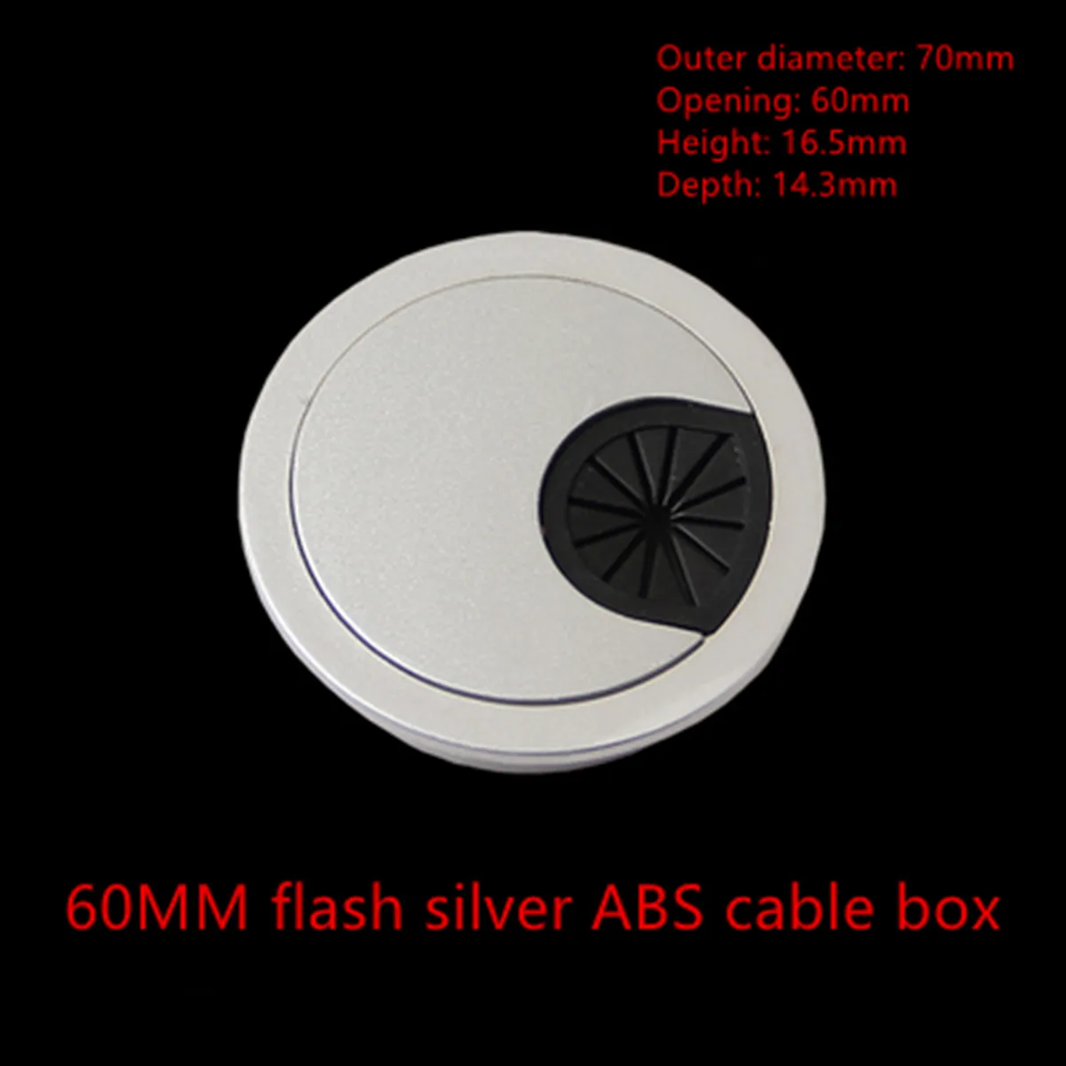 Компьютерный настольный офис резьбовое отверстие крышка квадратный круглый