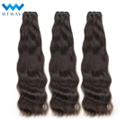 Сырые индийские прямые девственные натуральные кудрявые пучки волос натуральный цвет короткие волосы для наращивания Длинные для черных женщин 1 3 4 пряди