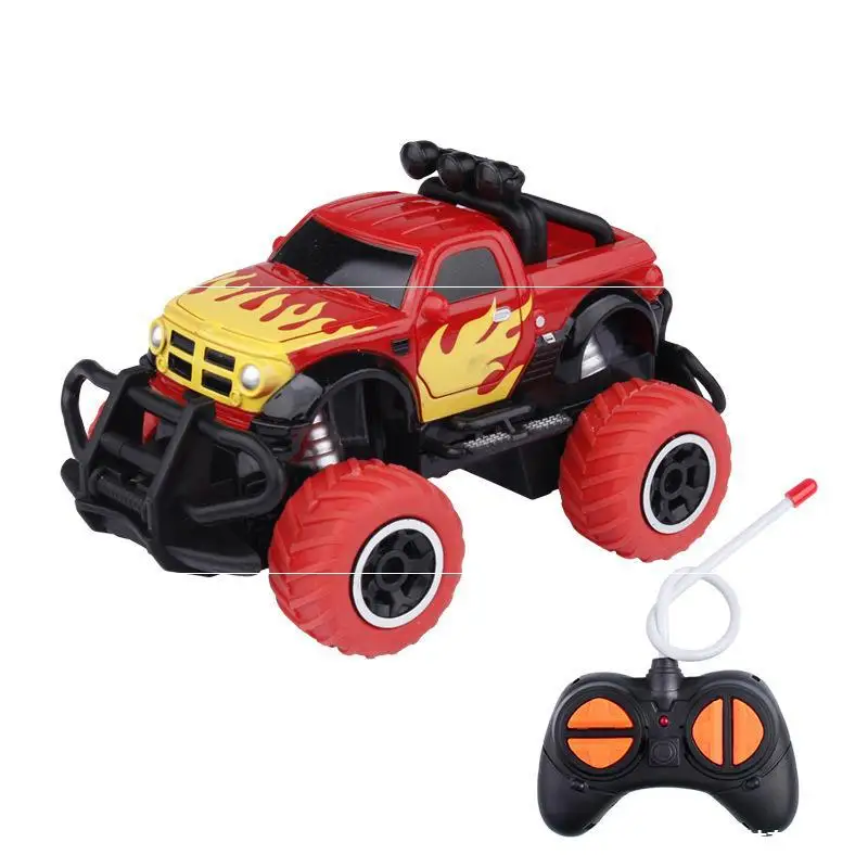

Four-channel Wireless Remote Control Off-road Car Model Children's Toy Graffiti Cars Four-way Vehicle Model Children's Toy Car