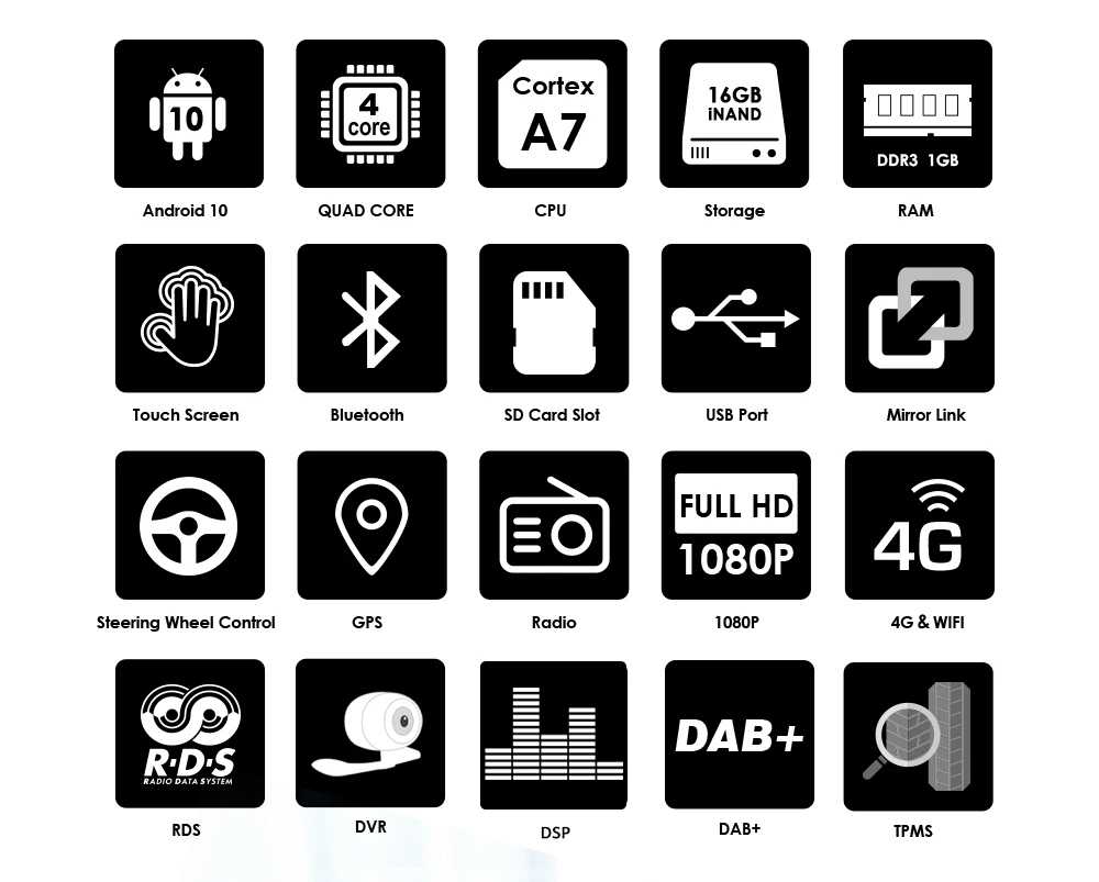 Квадро-ядерная 1Din Android 10 автомагнитола для Jeep CHEVROLET EPICA /JEEP COMPASS/CHRYSLER SEBRING ASPEN 300C CIRRUS 1G RAM 16G ROM on.
