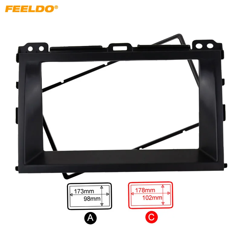 FEELDO автоустановка Радио Стерео DVD рамка фасции приборной панели комплекты