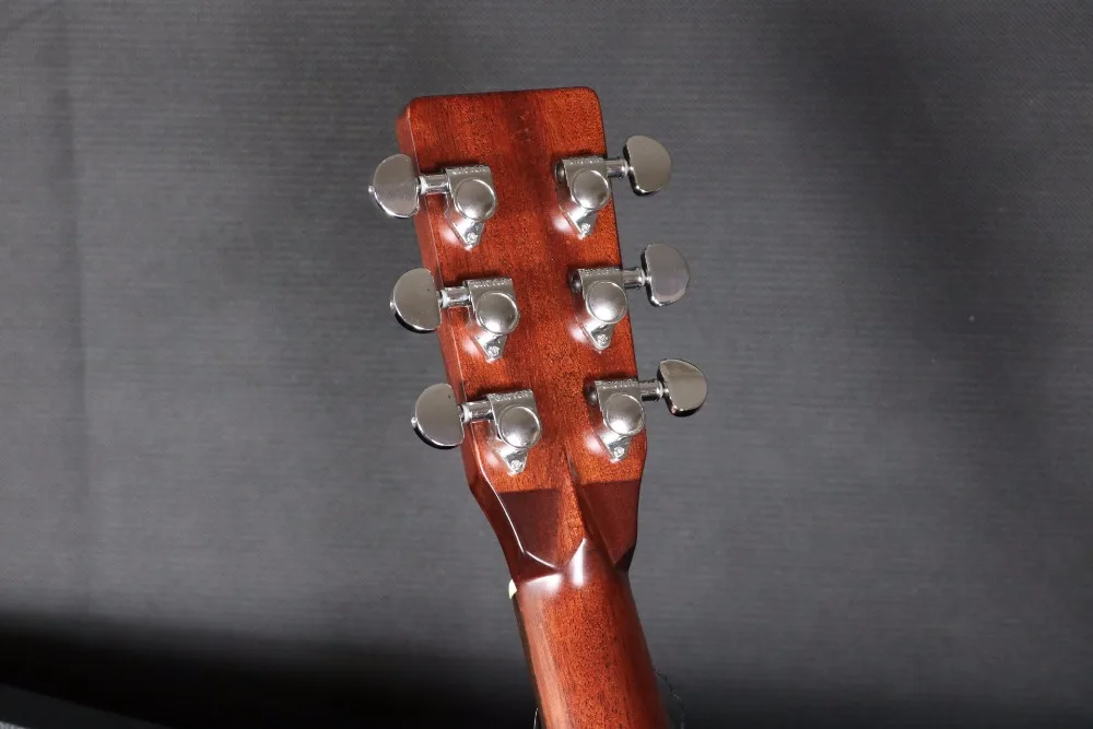 41 ''D стиль c-28 Акустическая Электрогитара Fishman EQ твердый топ гриф из красного дерева Гровер тюнер