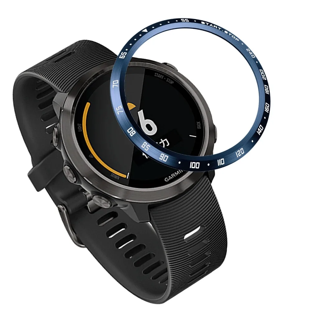 Чехол для Garmin Forerunner 645 Обложка с кольцом и рамкой стайлинга защитная обложка